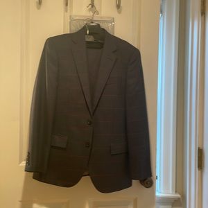 J. Crew Ludlow slim wool grey suit. 38S jacket, 32/30 pant. NWOT.  English wool!